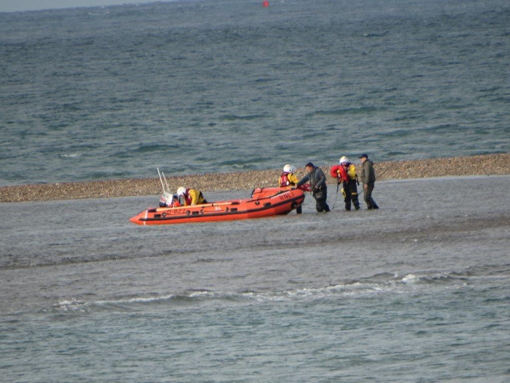 Two persons cut off